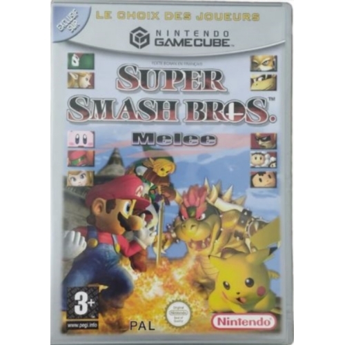 SUPER SMASH BROS MELEE GAMECUBE AVEC NOTICE (LE CHOIX DES JOUEURS)