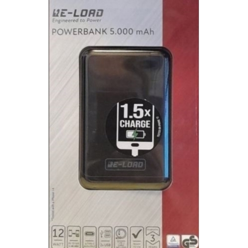 BATTERIE EXTERNE RE-LOAD CHARGE RAPIDE 5.000MAH 