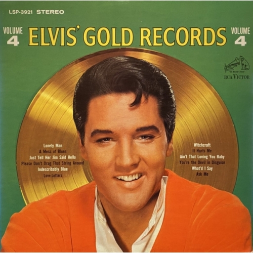 Elvis Presley – Elvis' Gold Records - Volume 4 VINYLE 33T
