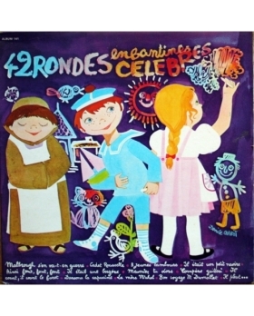 Jany Frédérique - Les Petits Carillonneurs – 42 Rondes Enfantines Célèbres VINYLE 33T
