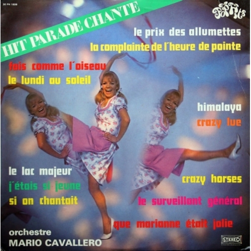 Orchestre Mario Cavallero* – Hit Parade Chante - Pop Hits - Vol. 6 VINYLE 33Y