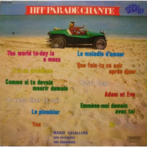 Mario Cavallero, Son Orchestre Et Ses Chanteurs* – Hit Parade Chante - Pop Hits - Vol. 9 VINYLE 33T