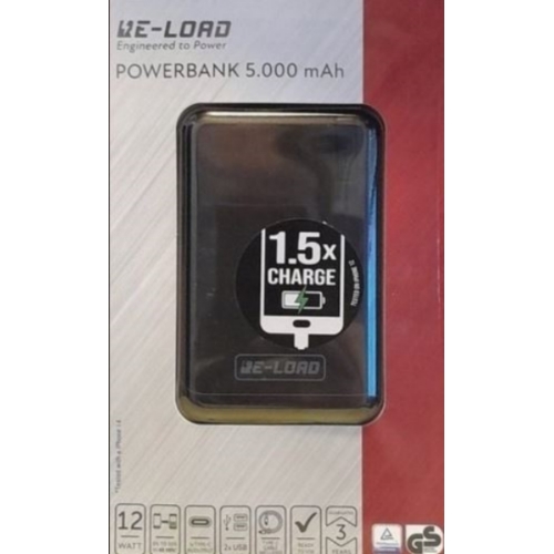 BATTERIE EXTERNE RE-LOAD CHARGE RAPIDE 5.000MAH 