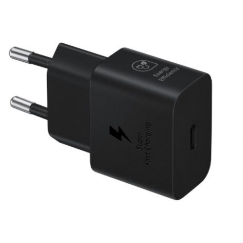 SAMSUNG Chargeur Secteur Rapide 25W USB C Noir