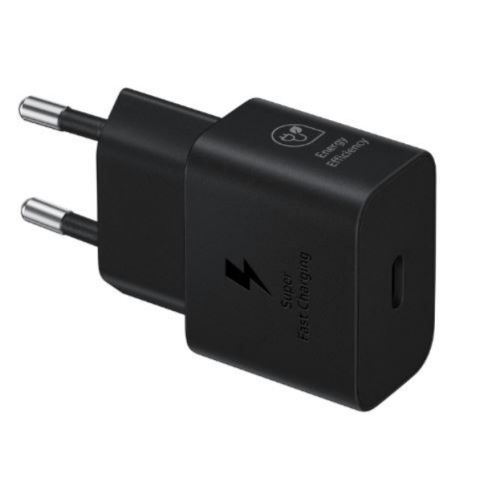 SAMSUNG Chargeur Secteur Rapide 25W USB C Noir