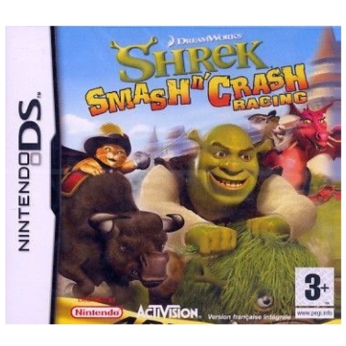 Shrek smash'n'crash racing DS AVEC NOTICE