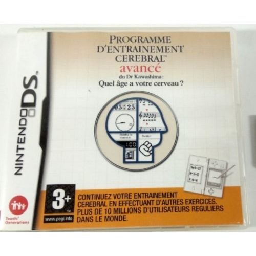 Programme Avancé du Dr. Kawashima DS AVEC NOTICE 