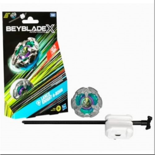 Beyblade X, Starter Pack Lance Knight 4-80HN avec Toupie et Lanceur