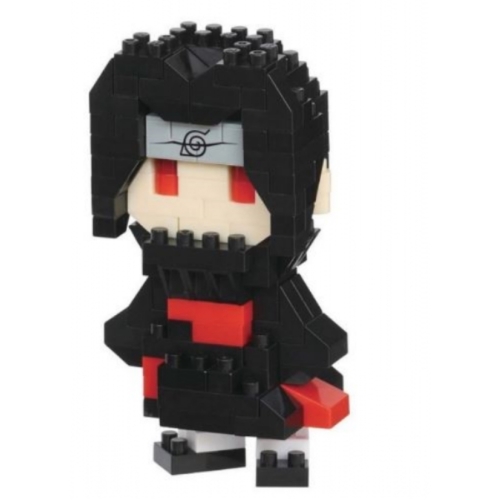 Bandai - Nanoblock - Itachi Uchiwa - Naruto Shippuden - Mini Figurine en Briques - Jeu de Constructi