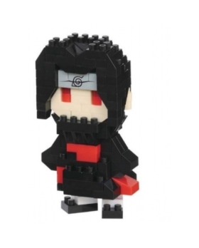 Bandai - Nanoblock - Itachi Uchiwa - Naruto Shippuden - Mini Figurine en Briques - Jeu de Constructi