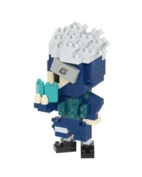 Bandai - Nanoblock - Kakachi Hatake - Naruto Shippuden - Mini Figurine en Briques - Jeu de Construct