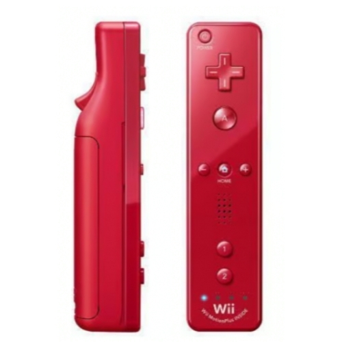 MANETTE WII MOTE ROUGE AVEC MOTION PLUS