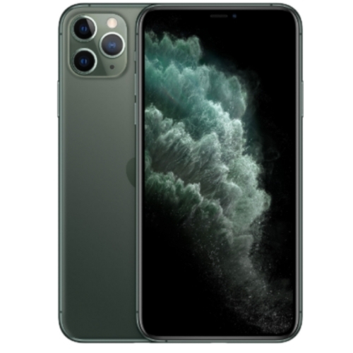 IPHONE 11 PRO MAX 64GO 4G VERT(MIDNIGHT GREEN) BATTERIE:100% + COQUE ET VERRE TREMPE OFFERT