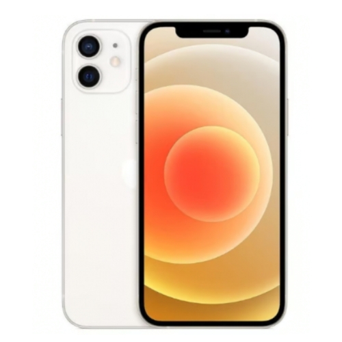 IPHONE 12 BLANC 64GO BATTERIE:100% + COQUE ET VERRE TREMPE OFFERT