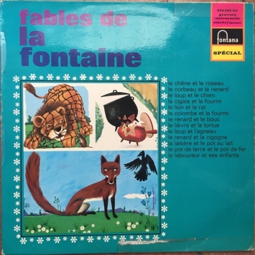  Fables De La Fontaine VINYLE 33T