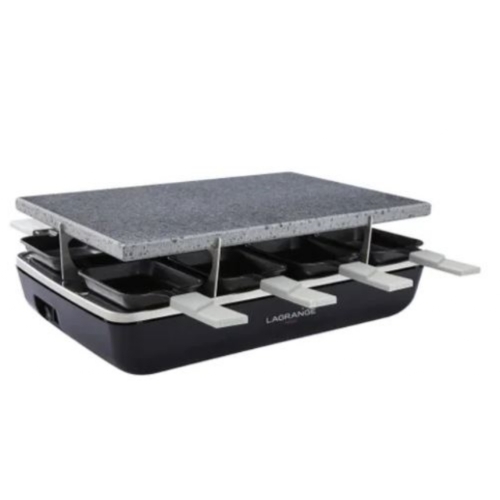 Appareil à Raclette/Pierre de Cuisson 8 Personnes Lagrange Element 179201 1200W 