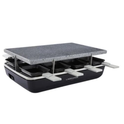 Appareil à Raclette/Pierre de Cuisson 8 Personnes Lagrange Element 179201 1200W 