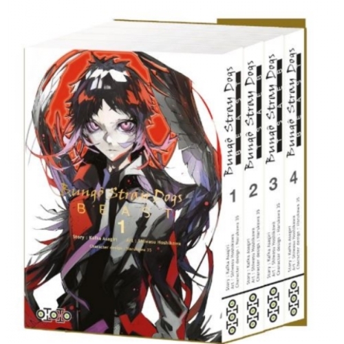 Bungo Stray Dogs - Pack Or T01 à T04 Manga 