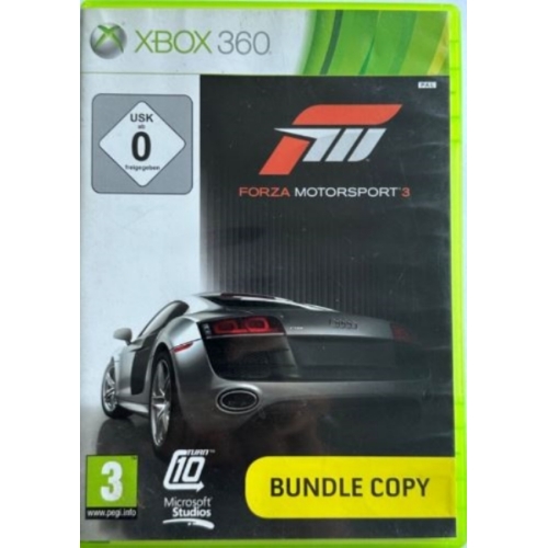 FORZA MOTORSPORT 3 XBOX 360 AVEC NOTICE BUNDLE COPY