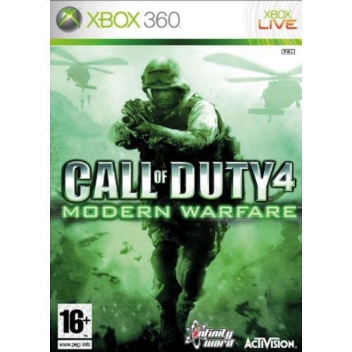 CALL OF DUTY 4 MODERN WARFARE XBOX 360 AVEC NOTICE 