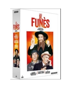 Coffret Louis de Funès, 3 comédies de Gérard Oury - La grande vadrouille + Les aventures de Rabbi Jacob + Le corniaud DVD 