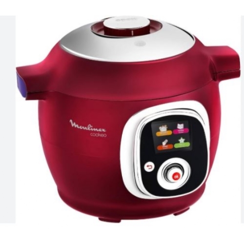 MOULINEX COOKEO CE701500 100 RECETTES ROUGE 6L 