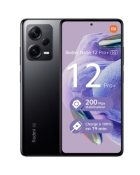 REDMI NOTE 12 PRO+ 5G NOIR 256GO RAM:8GO 200MPX ECRAN:OLED 120HZ PLAYSTORE 
