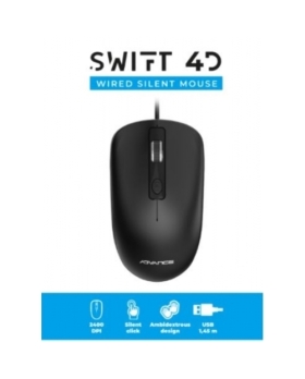 Advance SOURIS FILAIRE ADVANCE SWIFT 4D (NOIR)