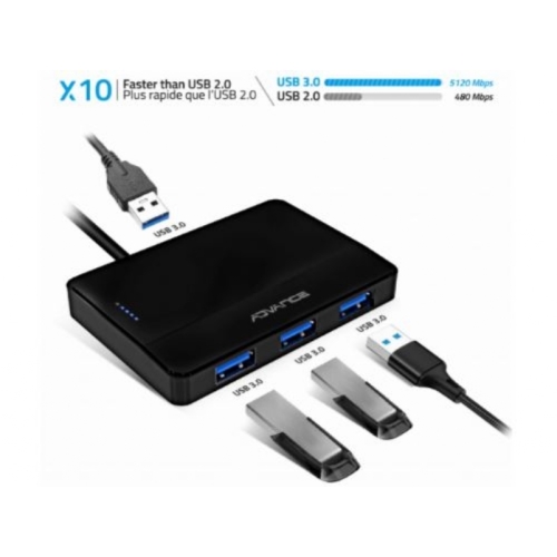 Hub USB 3.0 Advance Xpand Starter - 4 ports (Noir)