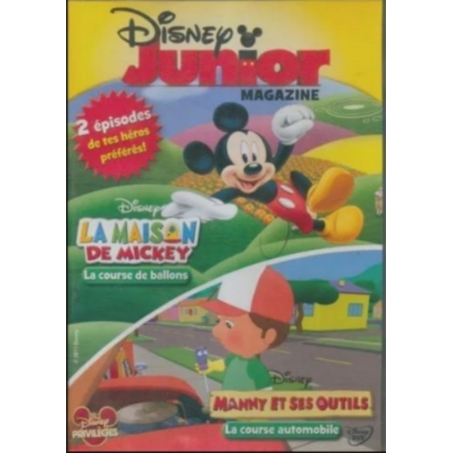 DISNEY JUNIOR MAGAZINE LA MAISON DE MICKEY/MANNY ET SES OUTILS DVD 