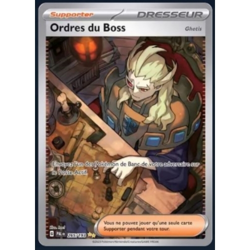 ORDRE DU BOSS 265/193