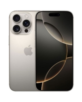 IPHONE 16 PRO TITANE NATUREL 256GO 5G BATTERIE:92% + COQUE ET VERRE TREMPE