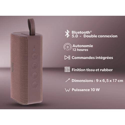 ENCEINTE T'NB RECORD 2 SOUNDMAX 10WATTS AUTONOMIE:12H