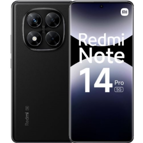 REDMI NOTE 14 PRO NOIR 5G 256GO RAM:8GO 200MPX ECRAN:AMOLED 6.67' (120Hz) PLAYSTORE