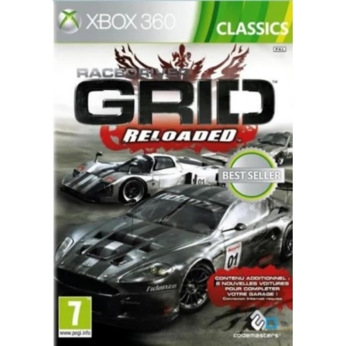 RACE DRIVER GRID RELOADED XBOX 360 avec notice