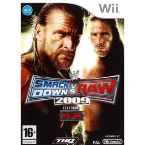 WWE Smackdown vs Raw 2009 WII AVEC NOTICE 