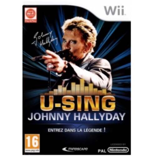 U-SING JOHNNY HALLYDAY WII AVEC NOTICE
