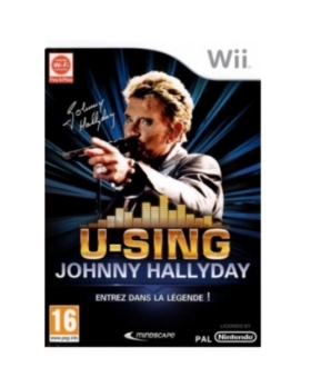 U-SING JOHNNY HALLYDAY WII AVEC NOTICE