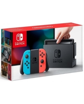 Nintendo Console Switch avec Joy-Con bleu néon et rouge néon