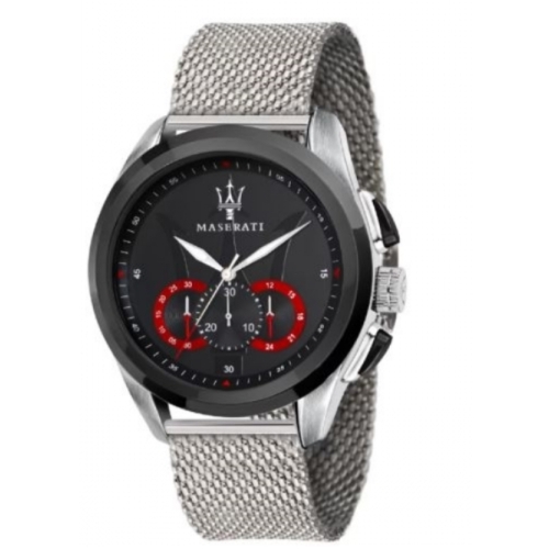 Montre Homme Maserati Collection Traguardo Mouvement à Quartz Chronographe en Acier - R8873612005