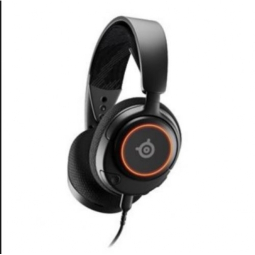 Casque- Micro Gaming filaire SteelSeries Arctis Nova 3 Noir et orange