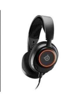 Casque- Micro Gaming filaire SteelSeries Arctis Nova 3 Noir et orange
