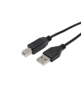 CÂBLE IMPRIMANTE USB-A / USB-B 2.0, USB 2.0, M / M , NOIR, 3M NP