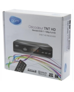 APM Décodeur TNT HD  FULL HD, DVB-T2, HDMI/PERITEL