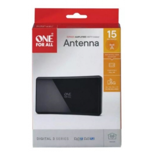 Antenne intérieure SV9420 filtre 5G ONE FOR ALL - JUSQU'A 15KM