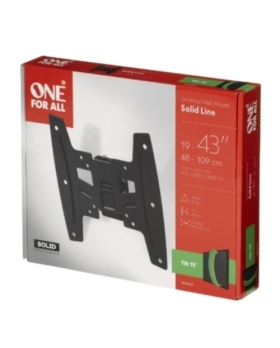 SUPPORT MURAL SOLID, TILT(15°) 19''-43'', 42-107CM, 50KG