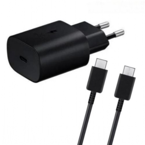 CHARGEUR COMPLET (SECTEUR 25W+CABLE)SAMSUNG ORIGINAL 