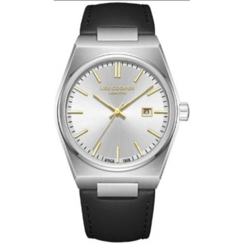 MONTRE HOMME LEE COOPER LC08261.331 BRACELET CUIR NOIR 