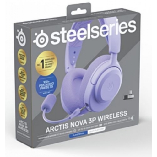 Casque Sans Fil Steelseries Arctis Nova 3pw Lavande sans fil PS5