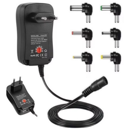 CHARGEUR PC PORTABLE  Universel, 30W, 3V, 4.5V, 5V, 6V, 7.5V, 9V, 12V
